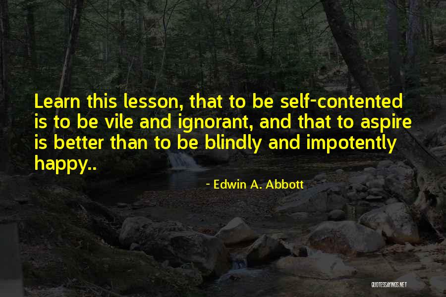 Impotently Quotes By Edwin A. Abbott Impotently Quotes By Edwin A. Abbott