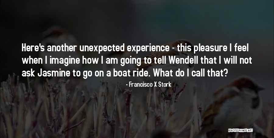Impotriva Mustelor Quotes By Francisco X Stork Impotriva Mustelor Quotes By Francisco X Stork