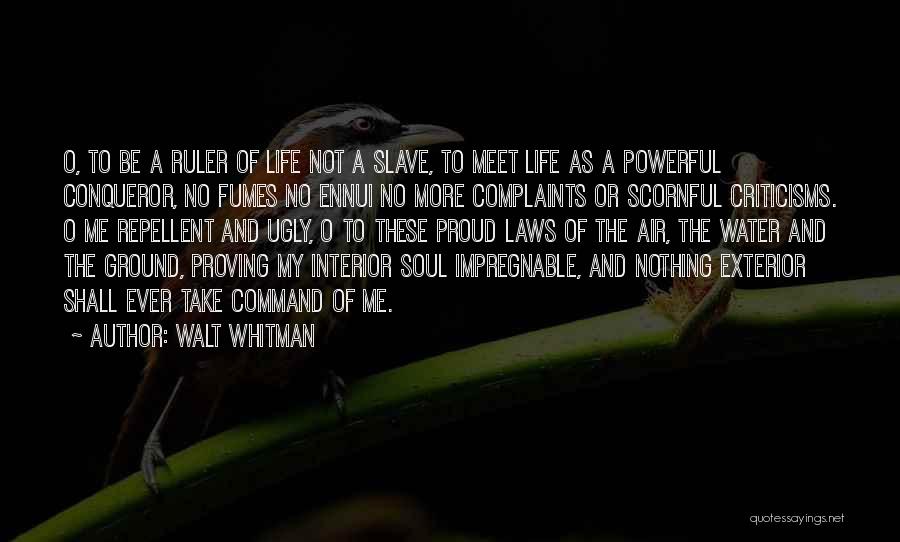 Impregnable Quotes By Walt Whitman