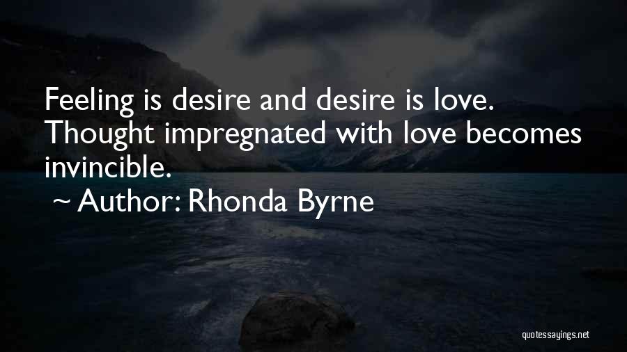 Impregnated Quotes By Rhonda Byrne