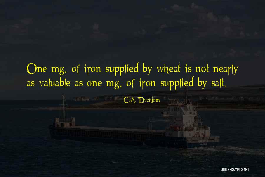 Impresionado Significado Quotes By C.A. Elvehjem Impresionado Significado Quotes By C.A. Elvehjem