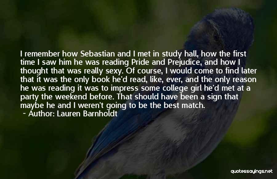 Impress A Girl With Quotes By Lauren Barnholdt