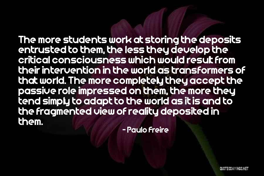 Impressed Quotes By Paulo Freire