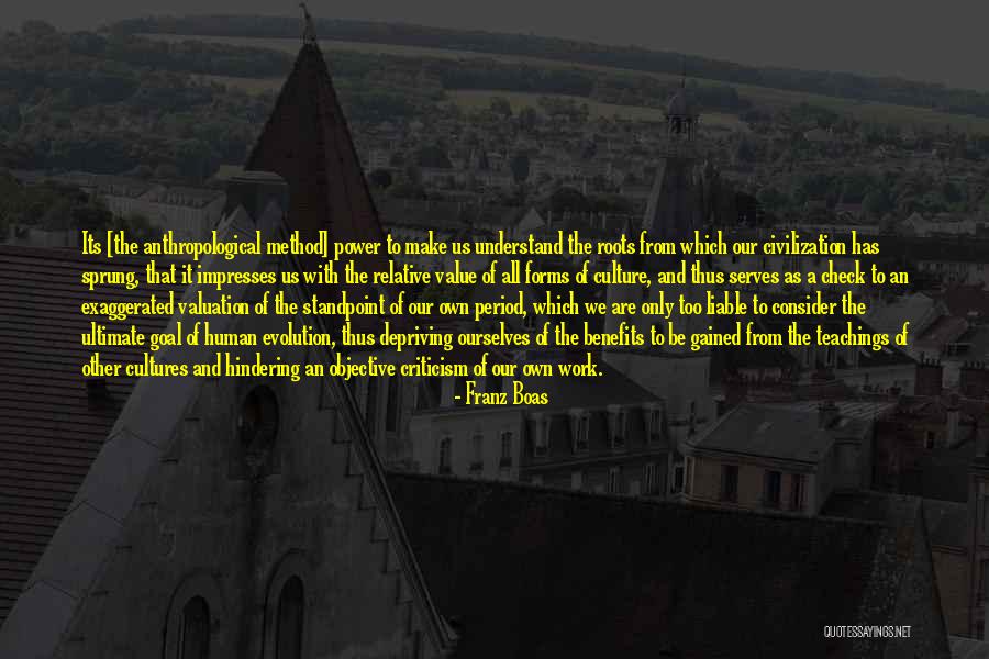 Impresses Quotes By Franz Boas