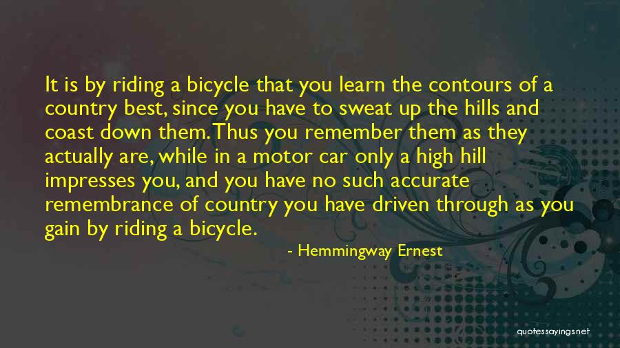 Impresses Quotes By Hemmingway Ernest