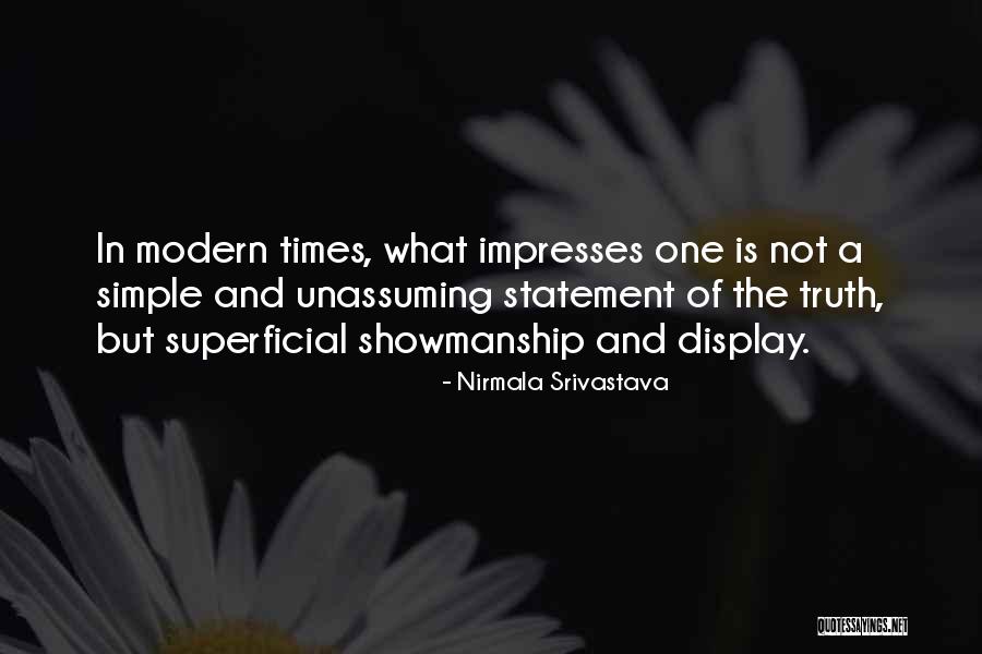 Impresses Quotes By Nirmala Srivastava