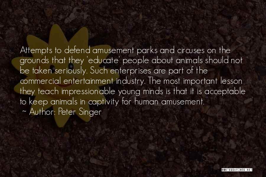 Impressionable Quotes By Peter Singer