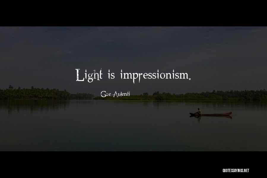 Impressionism Quotes By Gae Aulenti