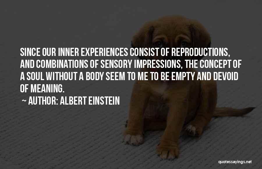 Impressions Quotes By Albert Einstein