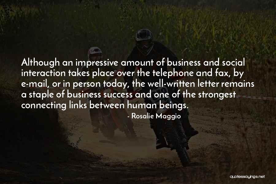 Impressive Success Quotes By Rosalie Maggio Impressive Success Quotes By Rosalie Maggio