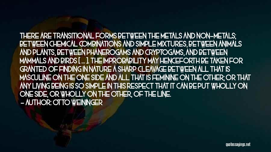 Improbability Quotes By Otto Weininger