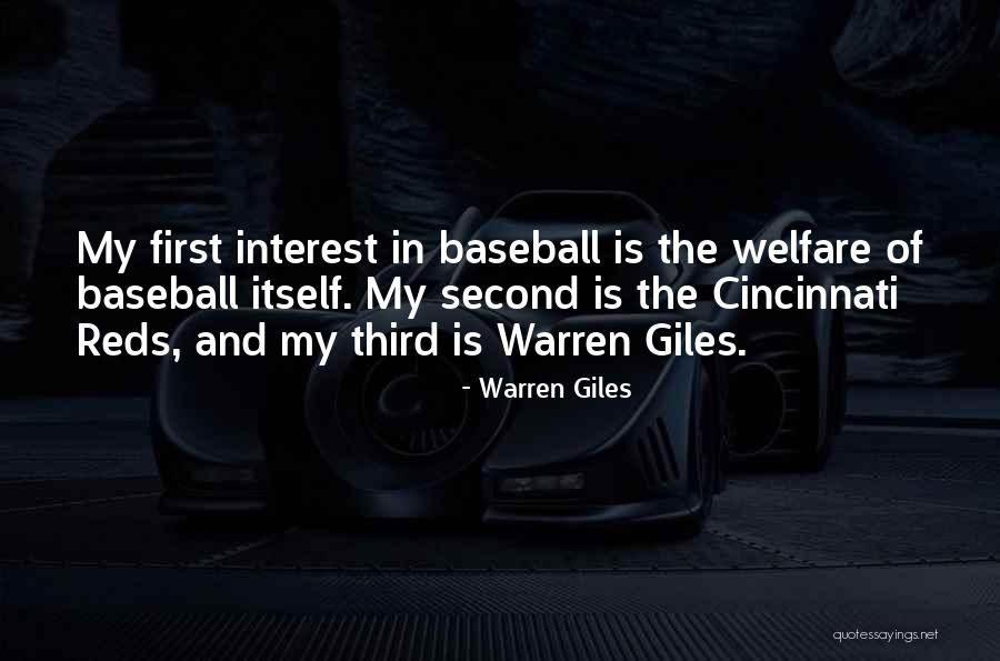 Impronte Coniglio Quotes By Warren Giles Impronte Coniglio Quotes By Warren Giles