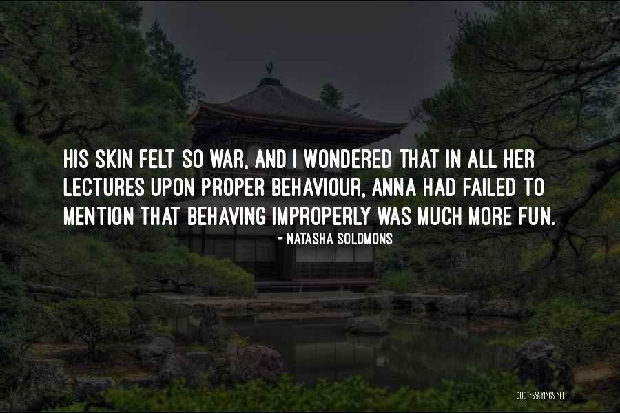 Improperly Quotes By Natasha Solomons Improperly Quotes By Natasha Solomons