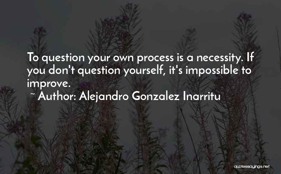 Improve Process Quotes By Alejandro Gonzalez Inarritu