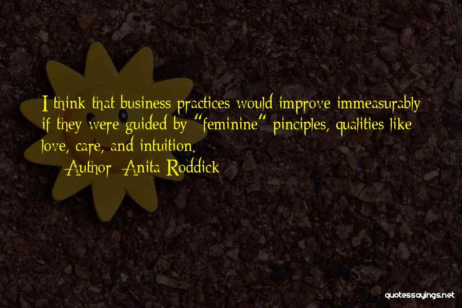 Improve Your Business Quotes By Anita Roddick