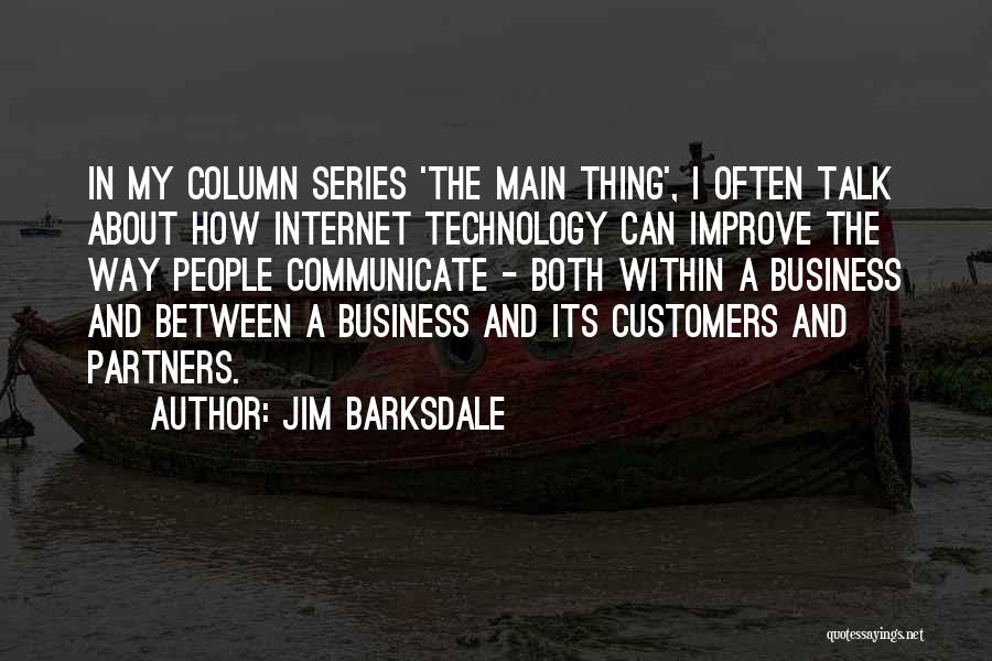 Improve Your Business Quotes By Jim Barksdale