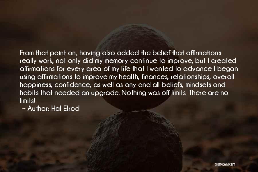 Improve Your Health Quotes By Hal Elrod