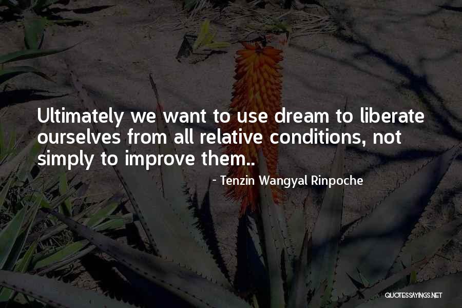 Improve Your Life Inspirational Quotes By Tenzin Wangyal Rinpoche