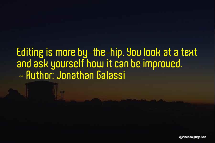 Improved Quotes By Jonathan Galassi