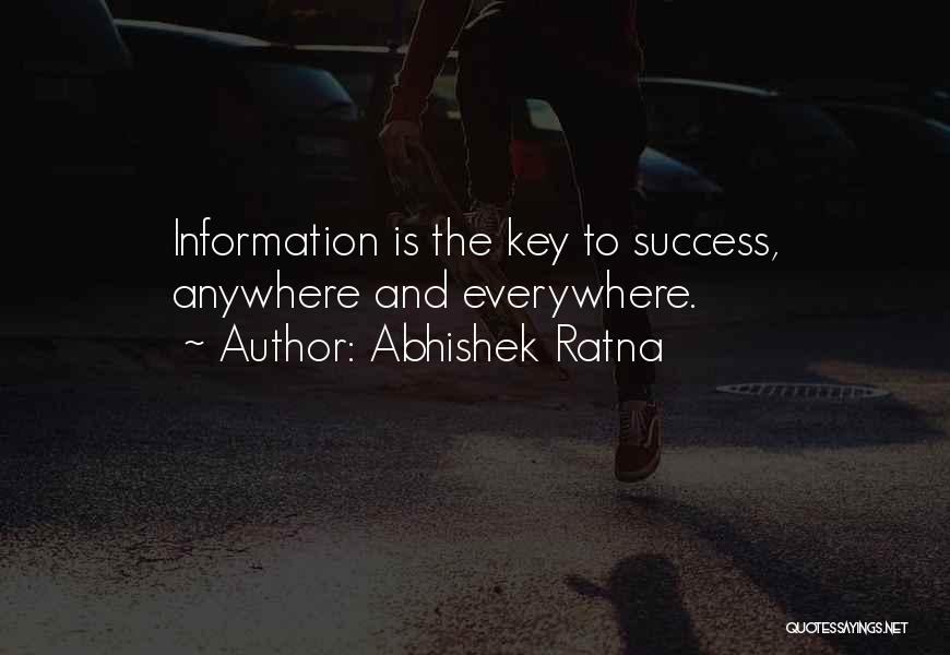 Improvement And Success Quotes By Abhishek Ratna