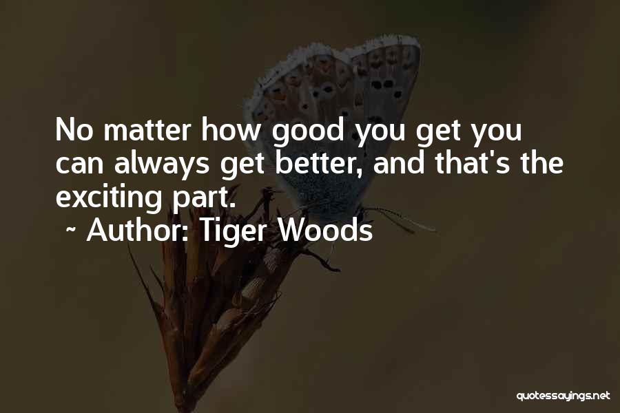 Improvement And Success Quotes By Tiger Woods