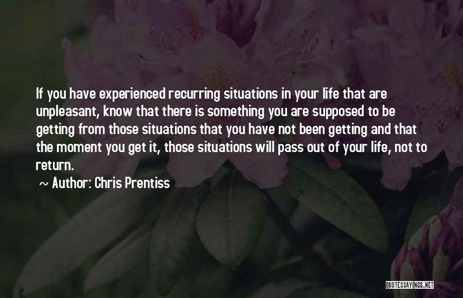 Improvement In Life Quotes By Chris Prentiss