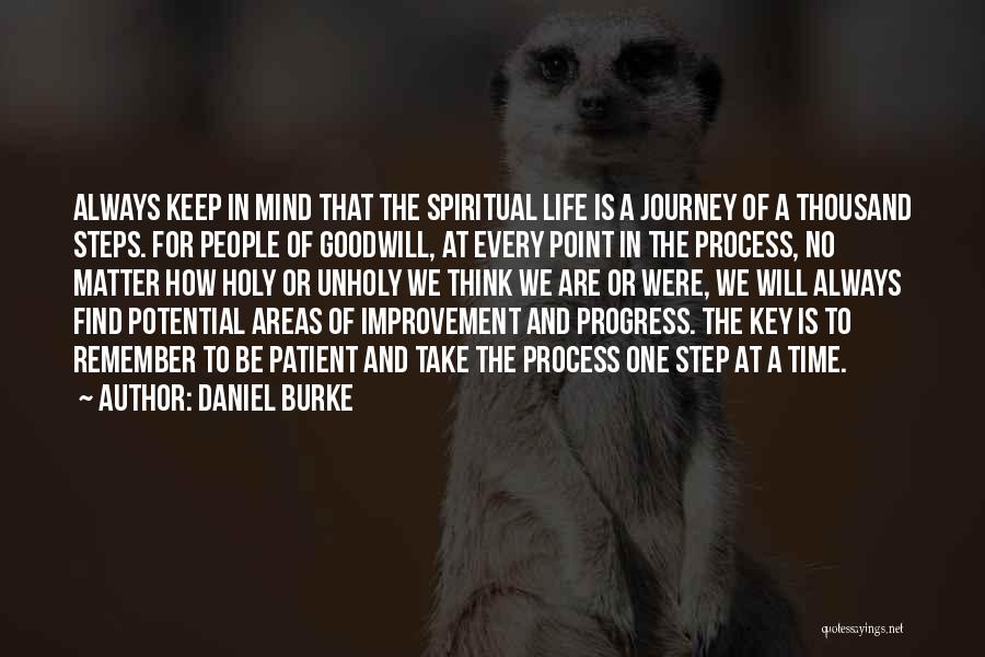 Improvement In Life Quotes By Daniel Burke