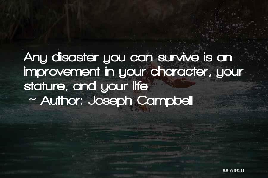 Improvement In Life Quotes By Joseph Campbell