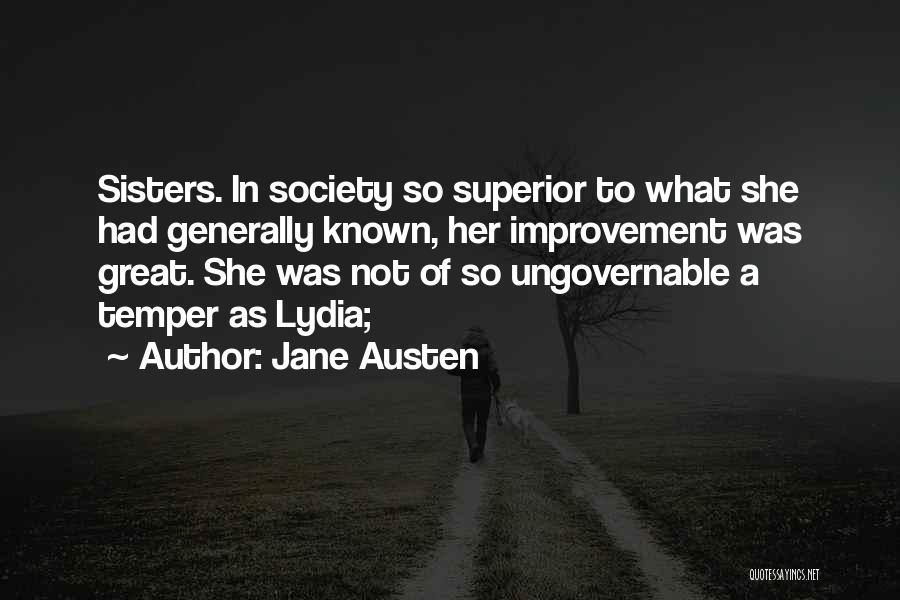 Improvement In Society Quotes By Jane Austen