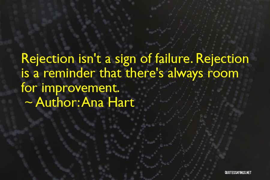 Improvement In Writing Quotes By Ana Hart