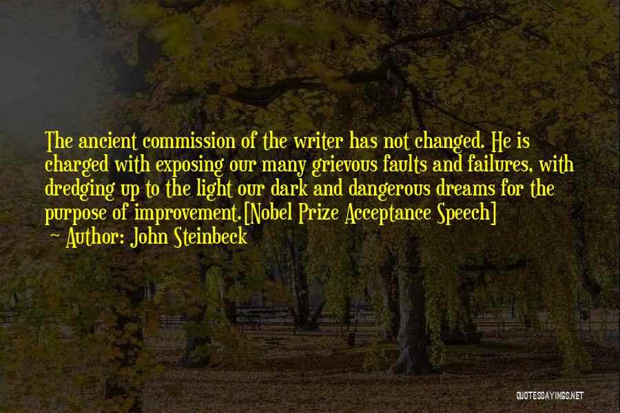 Improvement In Writing Quotes By John Steinbeck