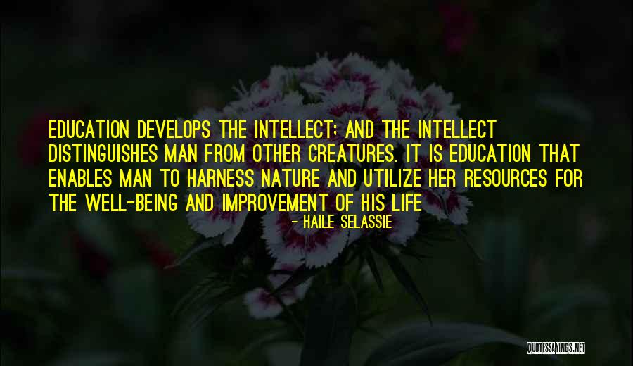 Improvement Quotes By Haile Selassie