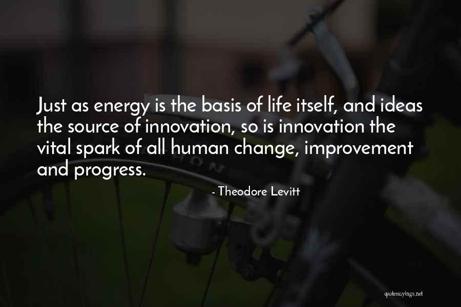 Improvement Quotes By Theodore Levitt