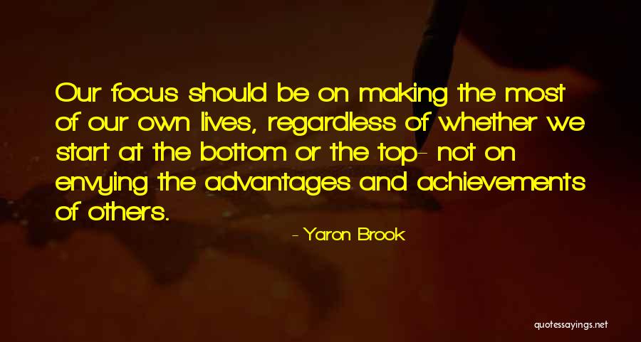 Improvement Quotes By Yaron Brook