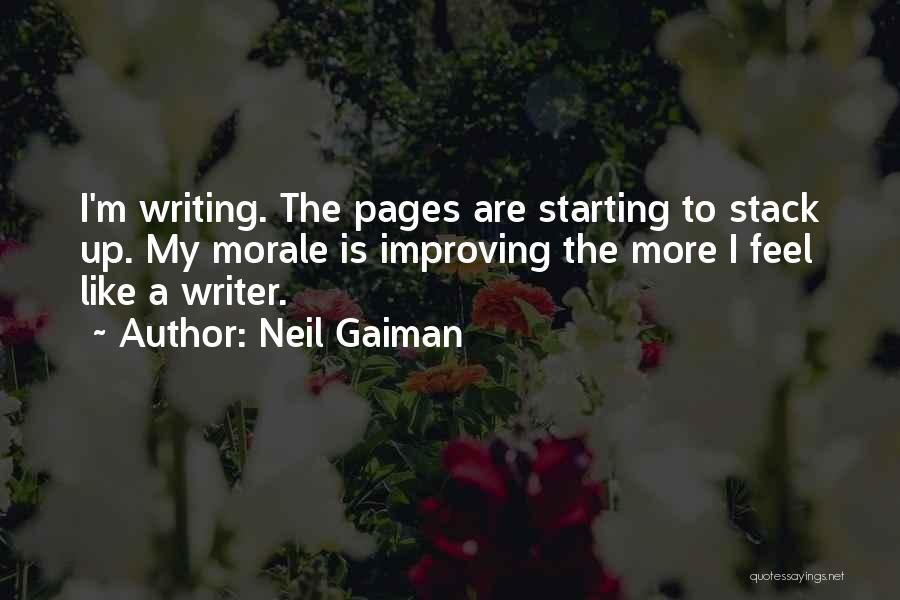 Improving As A Writer Quotes By Neil Gaiman