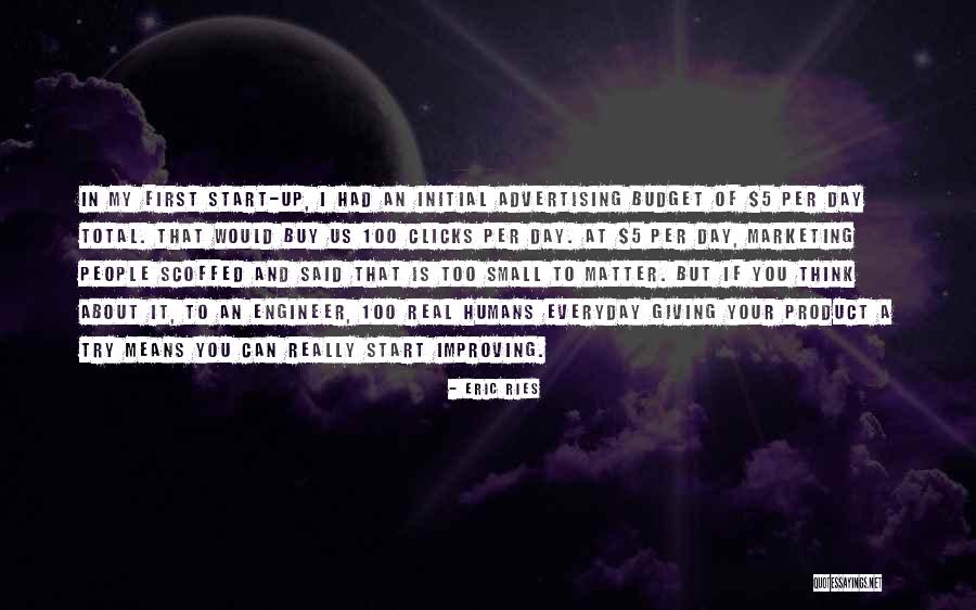 Improving Each Day Quotes By Eric Ries Improving Each Day Quotes By Eric Ries