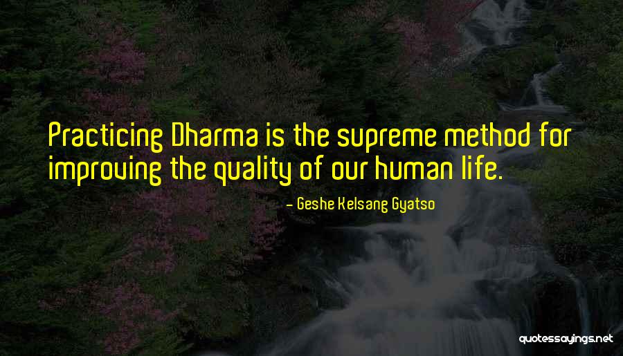 Improving My Life Quotes By Geshe Kelsang Gyatso