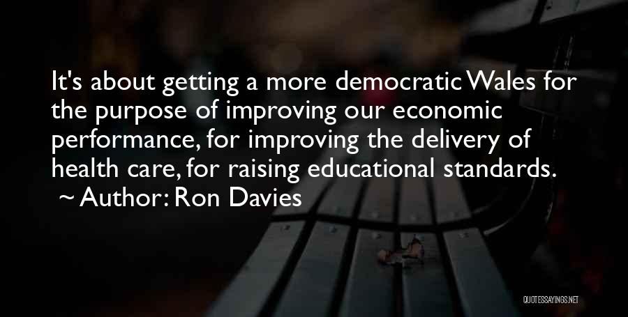 Improving Performance Quotes By Ron Davies