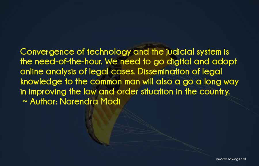 Improving Technology Quotes By Narendra Modi