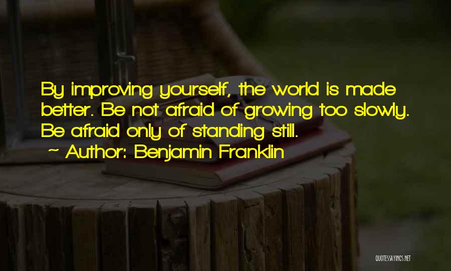 Improving The World Quotes By Benjamin Franklin