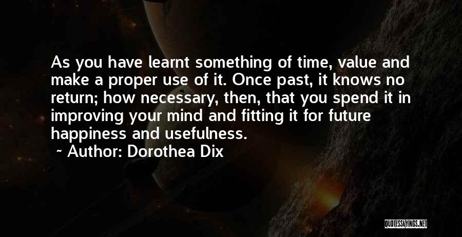 Improving Your Future Quotes By Dorothea Dix