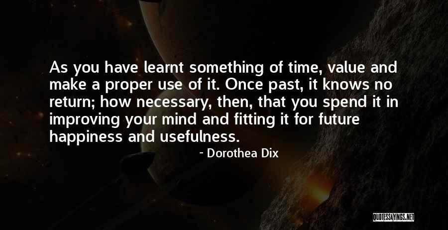 Improving Your Future Quotes By Dorothea Dix