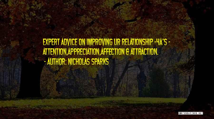 Improving Your Relationship Quotes By Nicholas Sparks