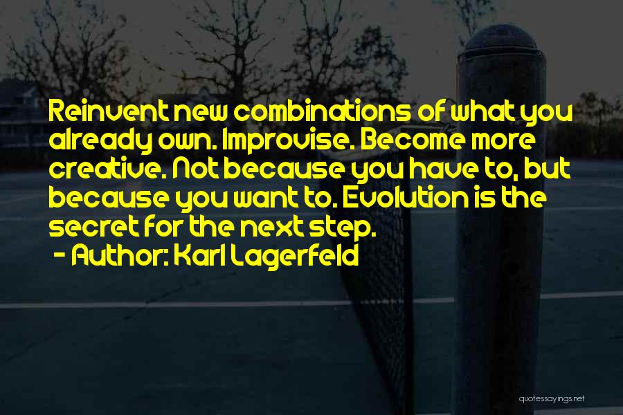 Improvise Quotes By Karl Lagerfeld