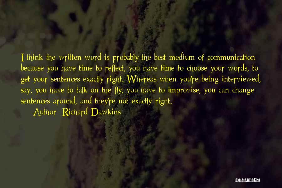 Improvise Quotes By Richard Dawkins