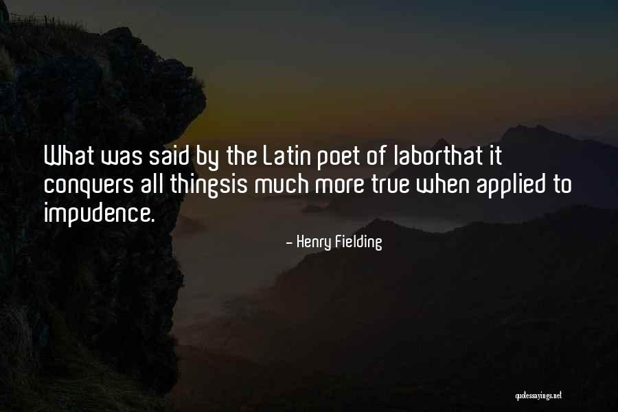 Impudence Quotes By Henry Fielding Impudence Quotes By Henry Fielding