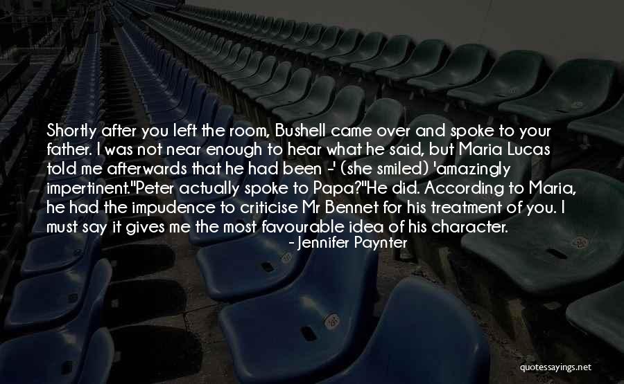 Impudence Quotes By Jennifer Paynter Impudence Quotes By Jennifer Paynter