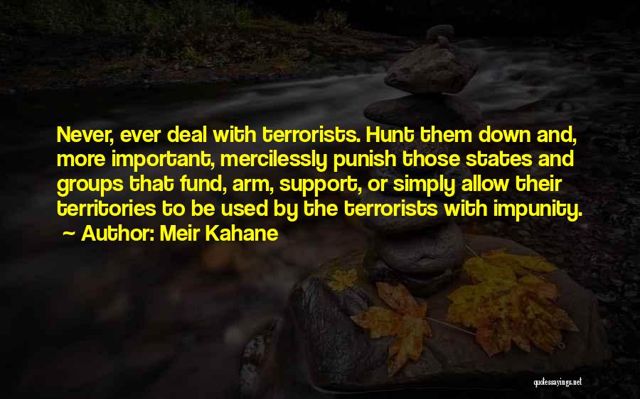 Impunity Quotes By Meir Kahane