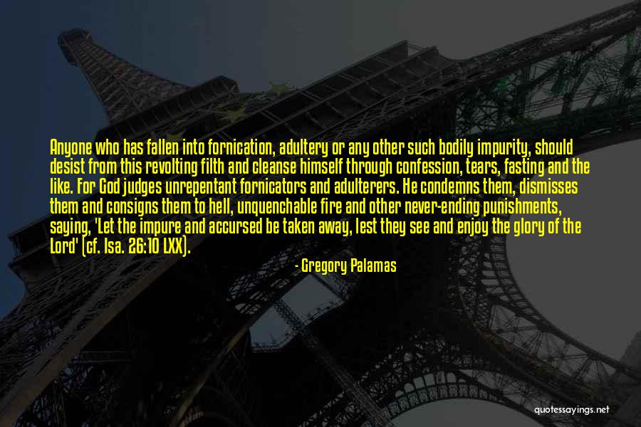 Impurity Quotes By Gregory Palamas