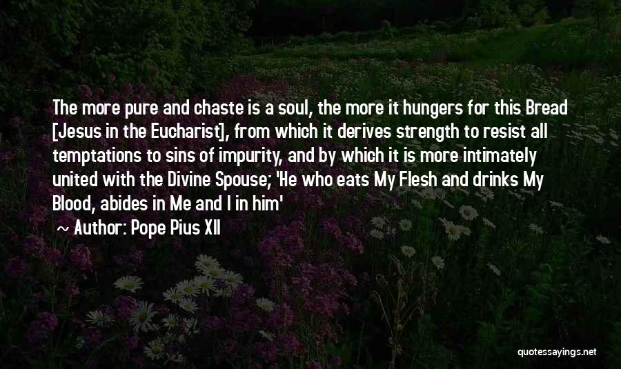 Impurity Quotes By Pope Pius XII